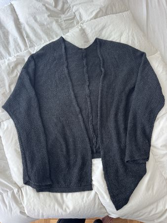 Brandy Melville Cardigan gris T.U. 80% laine 20% nylon