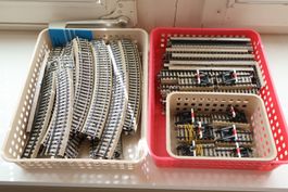 Märklin Prellbock/Gerade & Kurve M-Gleis H0 Schienen Set