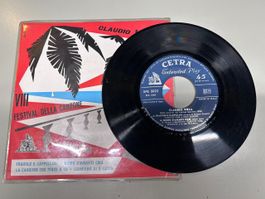 EP 45 giri Claudio Villa - VIII Festival della Canzone 1958