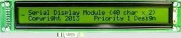 JHD4002 40x2 Zeichen LCD Display grün
