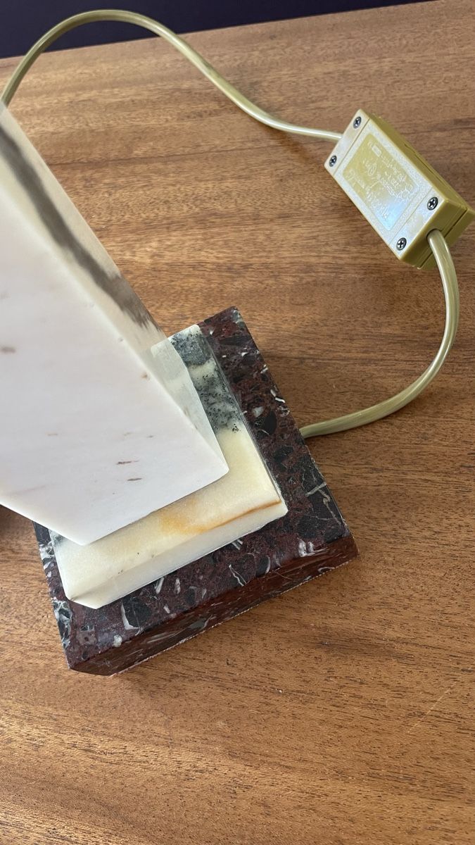 Lampade: Vintage Italian Marble Table Lamp – Usato da Meilen venduto da KatKatHar 7