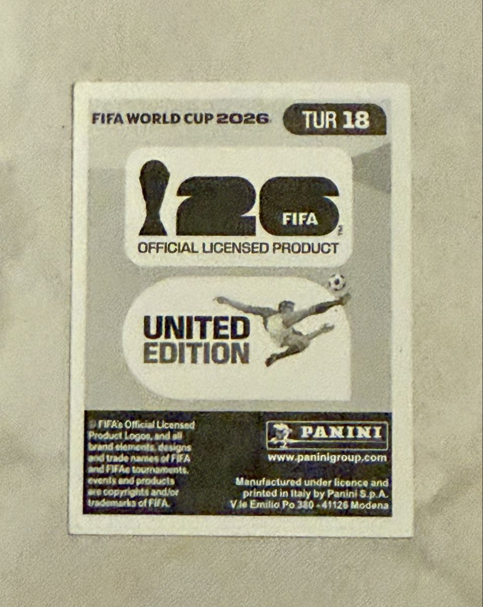 Panini Sammelbilder & Trading cards: Panini WM 2026!!! TUR 18 – Neu (gemäss Beschreibung) aus Oberentfelden von NunoLouro 1