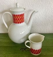 Vintage Melitta Kaffekanne mit Milchkrug