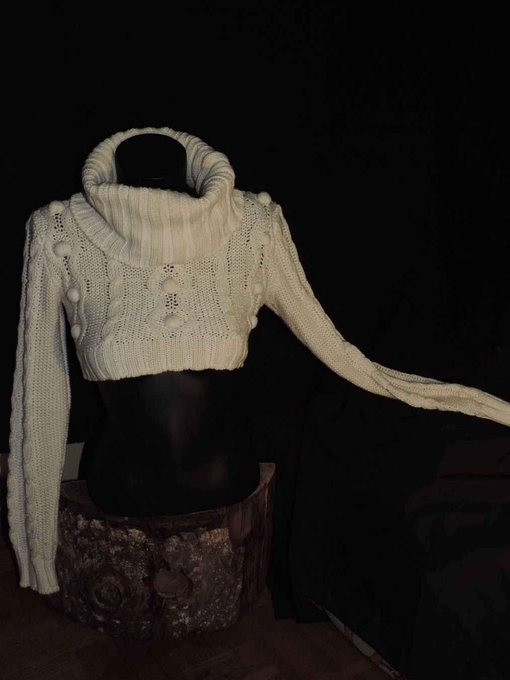 Maglioni & Felpe: pull col roulé en maille blanc – Usato da Genève venduto da Axelle333 2