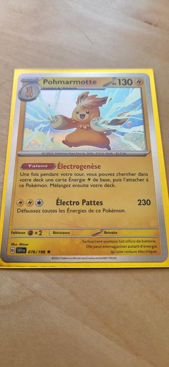 FR] Pokémon Carte EV01 076/198 Pohmarmotte HOLO