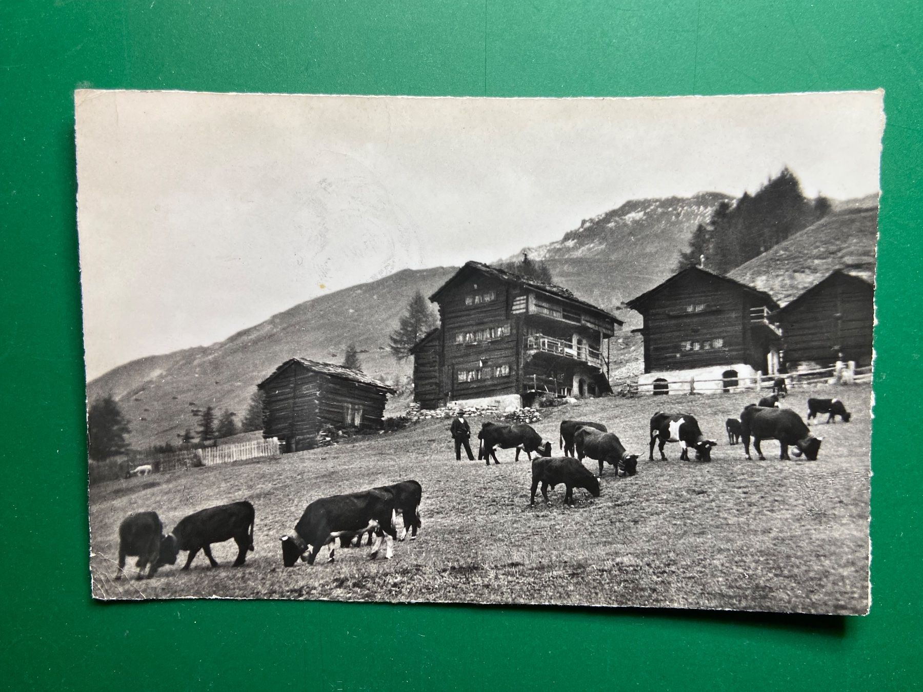Ansichtskarten: Chalet "Som-la-Chaze" - La Sage – Gebraucht aus Steg VS von _vinci_