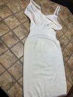 Glamour Abito Sottoveste di Lana100%-chic e sexy-nuovo