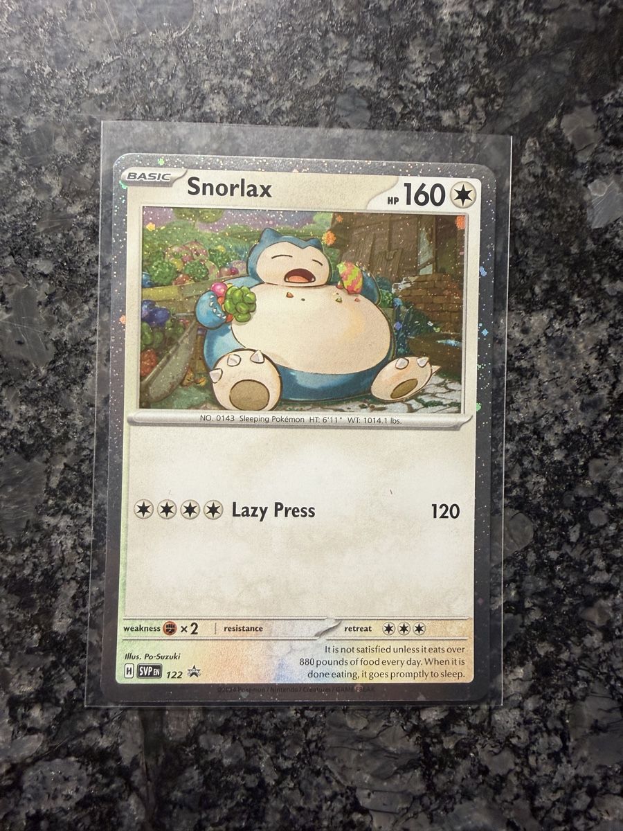 Pokémon Carte collezionabili: Snorlax 122 Promo Cosmo Holo – Nuovo (secondo la descrizione) da Gränichen venduto da eni_vn8k