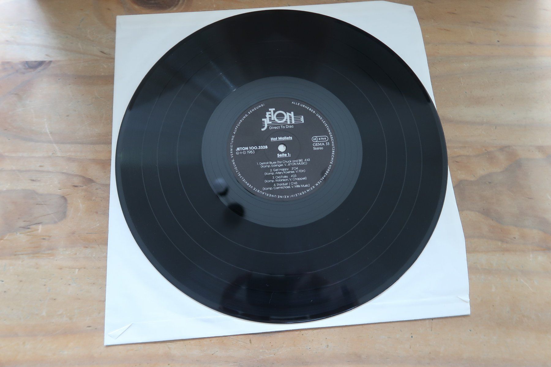 Dischi in vinile: HOT MALLETS - ST - DIREKTSCHNITT - VINYL LP – Usato da Basel venduto da Patiscat 4