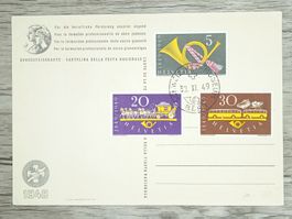 TR102 Carte Postale Suisse 1949
