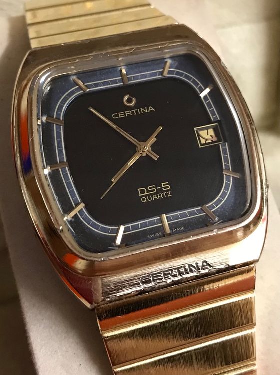 Montre Certina Saphir Or Slim Vintage - Réf. 203.1007.26/2 - Neuf Avec étiquettes (NOS) - Collectionneur