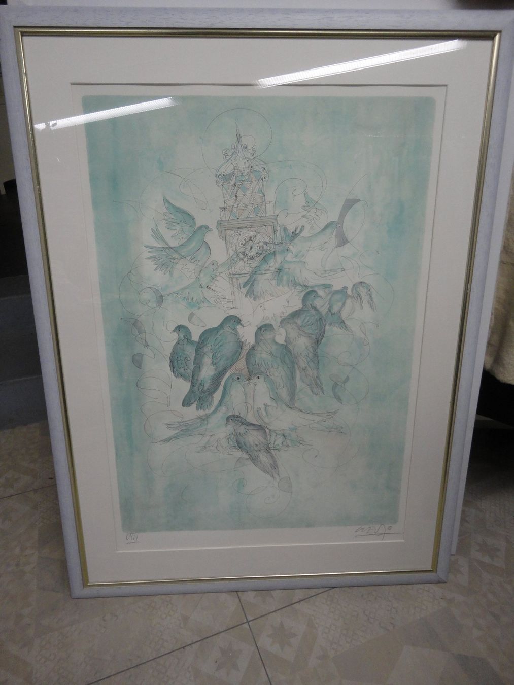 Grafica & Litografie: Alban Welti - grosse Lithographie – Usato da Bischofszell venduto da Joachim-115