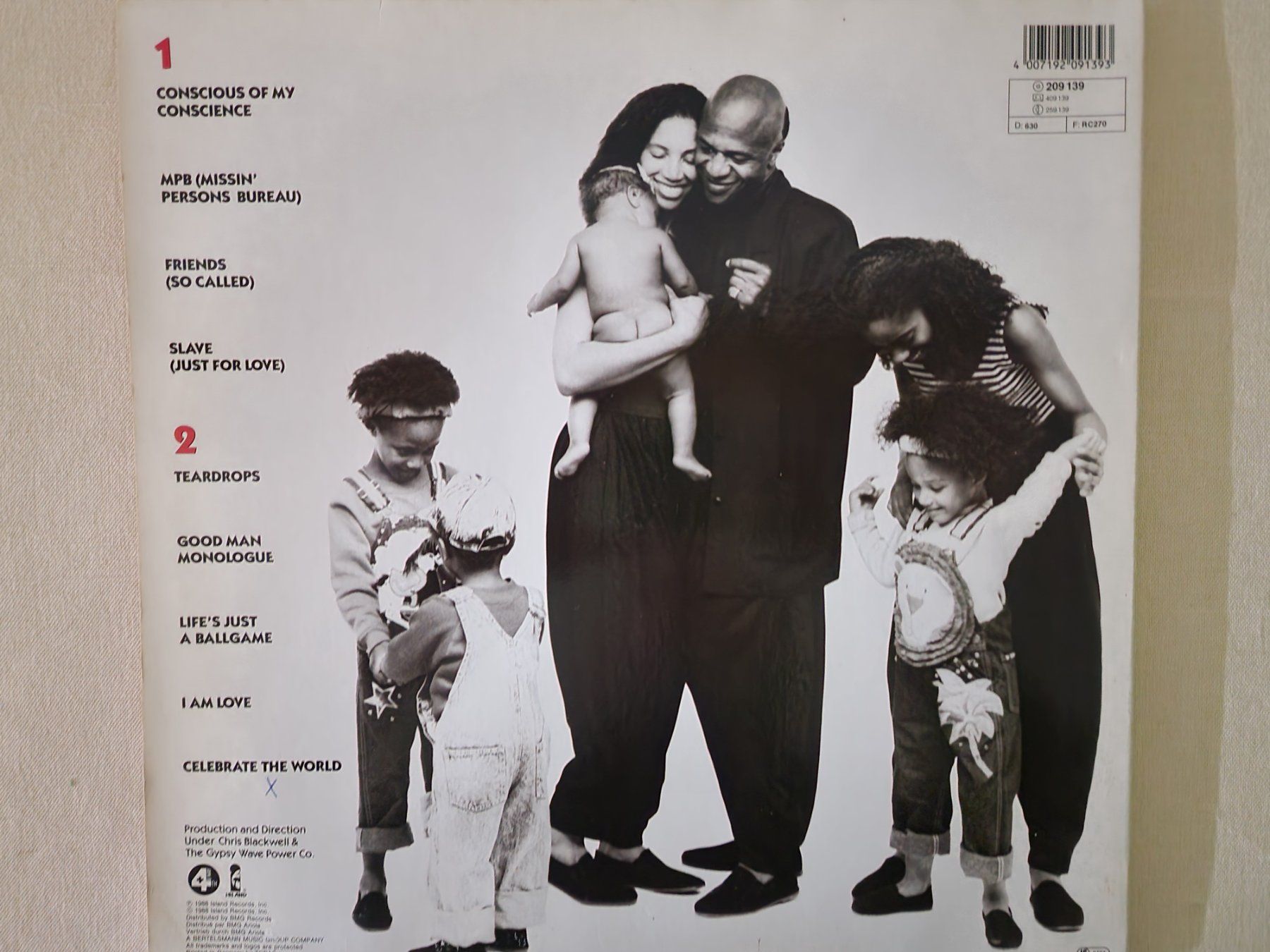 Dischi in vinile: Womack & Womack LP – Conscience – Usato da Root venduto da atelier22 2