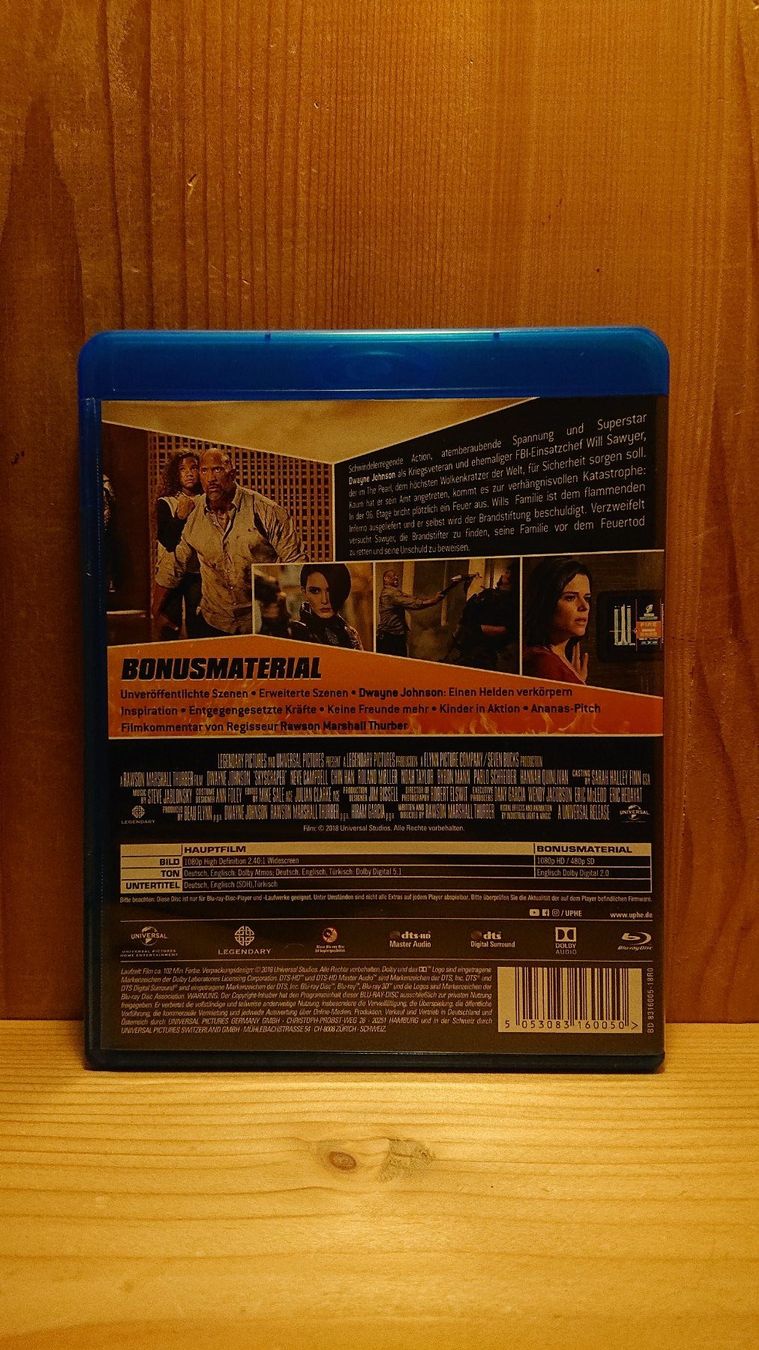 Alle DVDs: SKYSCRAPER Blu-Ray mit Dwayne Johnson – Gebraucht aus Wilderswil von Exebub 1