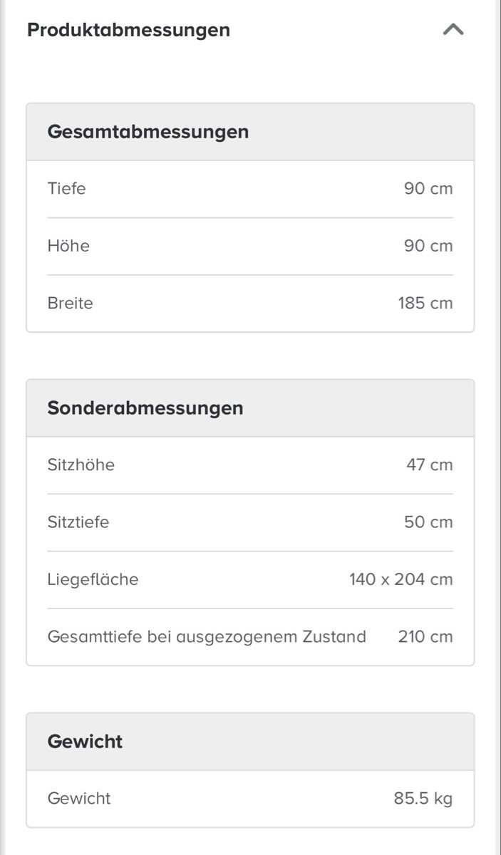 Sofas: Sofa bed - beige, good condition, comfortable seating – D'occasion à Thalwil par ste_jwm7 3