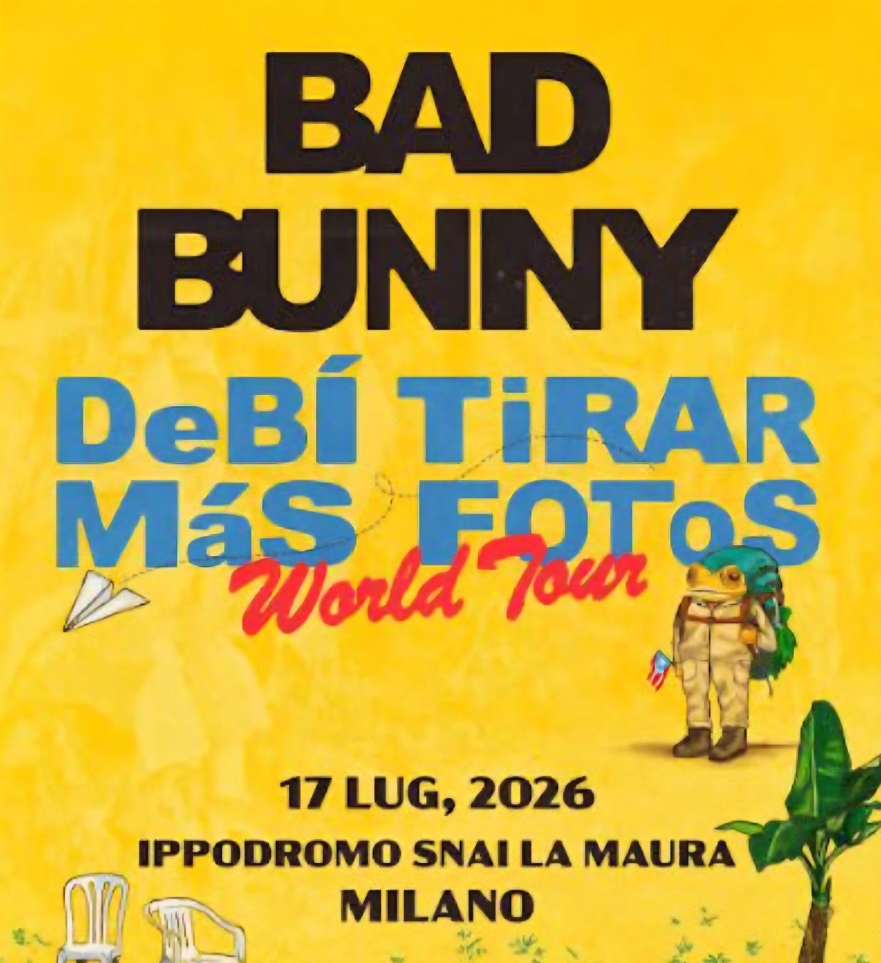Biglietti: 1x badbunny Ticket 17.07 Milano – Usato da Grenchen venduto da Belinda0607