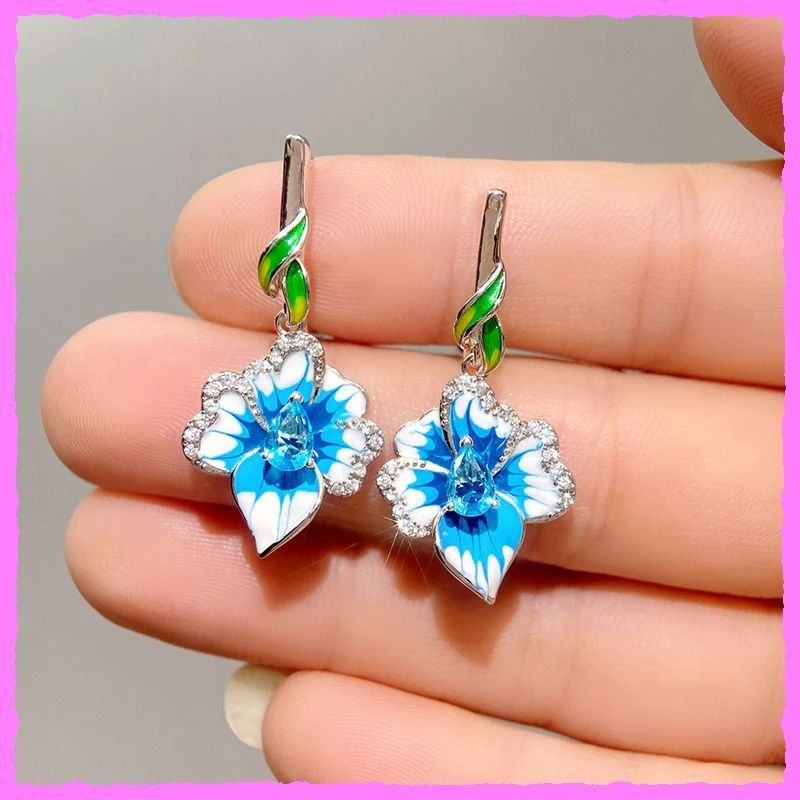 Orecchini pendenti & Orecchini a lobo: Bezaubernd Florale Ohrhänger – Nuovo e nell'imballaggio originale da Oberglatt ZH venduto da Diamond-Girl 2