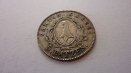 Kantonalmünze : Kanton Basel , 5 Batzen 1826, sehr schön