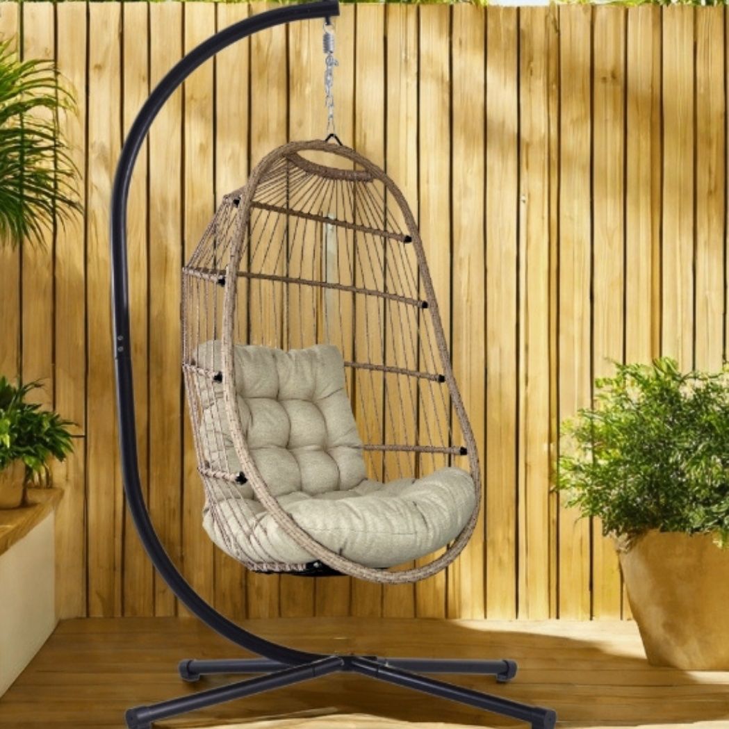 Poltrone pensili da giardino: Hängesessel Jamie Ivory Sand – Nuovo e nell'imballaggio originale da Ermatingen venduto da MyHappyHome 5