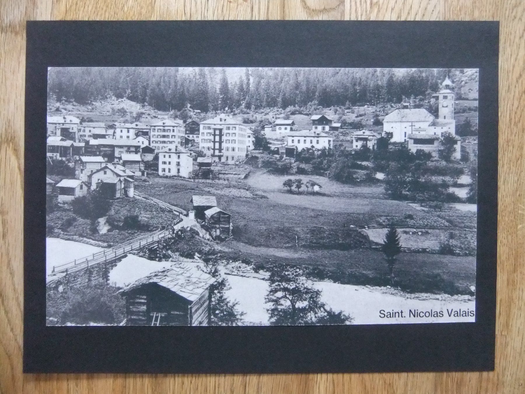 Foto & Immagini: Vergrösserung alter Ansichtskarte Saint. Nicolas St.Niklaus – Usato da St. Niklaus VS venduto da wunschlos54