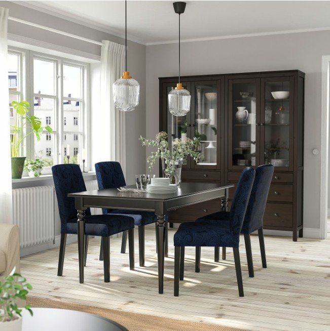 Ikea Tables: IKEA INGATORP Table extensible,  155x215x87 cm – D'occasion à Riddes par IKEA_Riddes 1