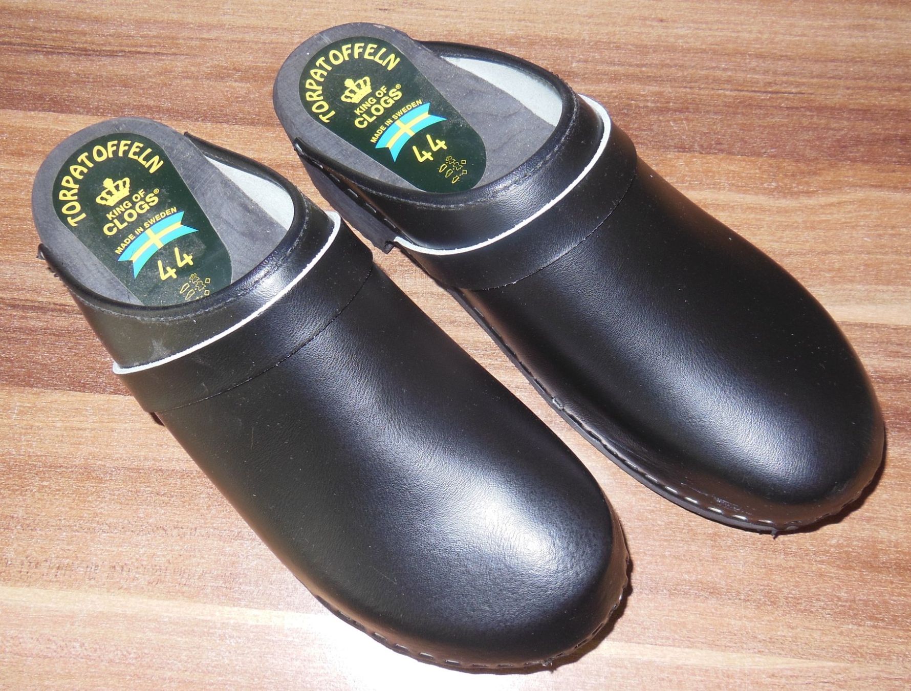 Herrenschuhe: Clogs Torpatoffeln schwarz Grösse 44 – Neu (gemäss Beschreibung) aus Münchwilen TG von ecudos10