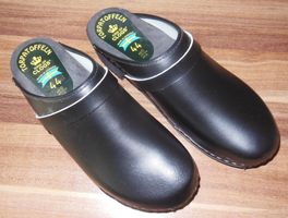 Clogs Torpatoffeln schwarz Grösse 44