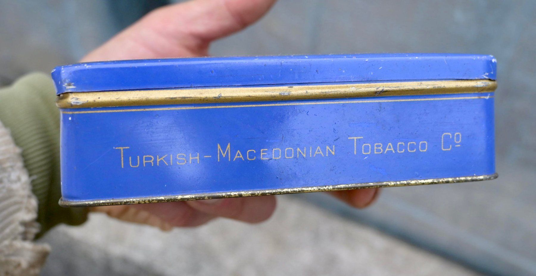 Dosen: Vintage BLECHDOSE Turmac BLEU blau – Gebraucht aus Pfaffhausen von mono_rec 6