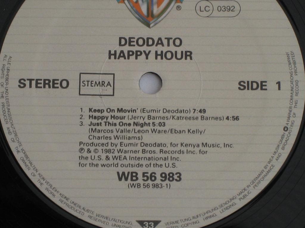 Dischi in vinile: LP - DEODATO - HAPPY HOUR – Usato da Steckborn venduto da Quo7 1