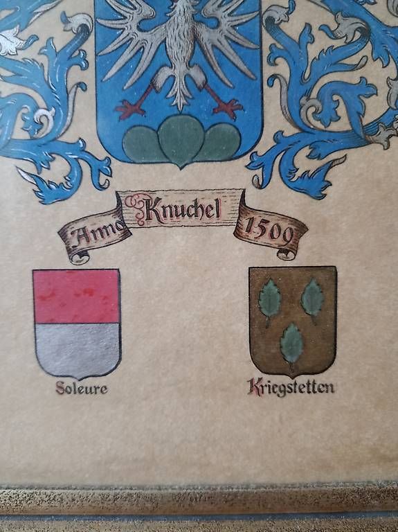 Gemälde: Quadro con stemma medievale  – Gebraucht aus Bellinzona von vin_jm7f 2