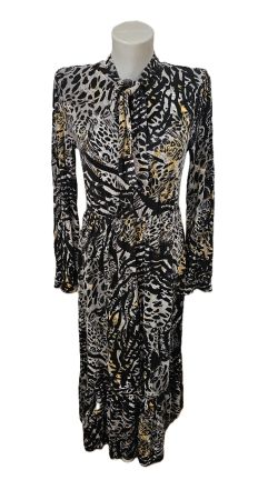 gemustertes Aniston selected Maxi Kleid Gr. 36