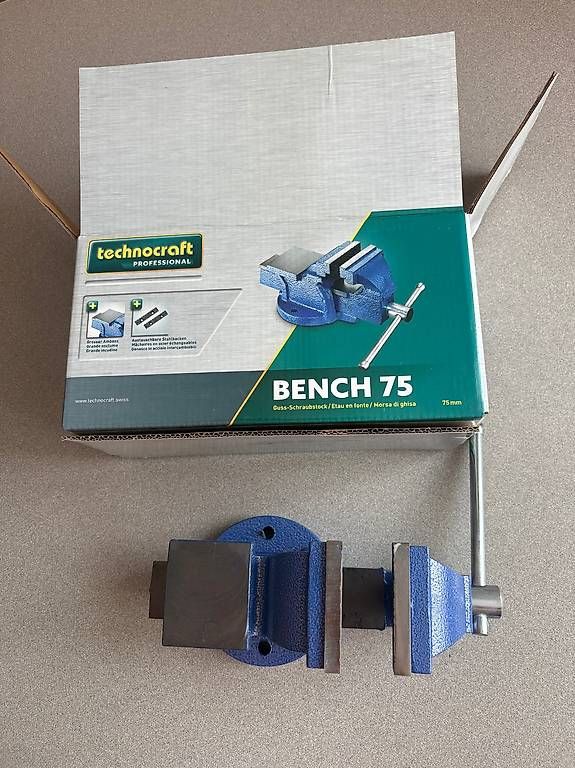 Tutti gli attrezzi: Schraubstock Technocraft Professional Bench 75  neu – Nuovo e nell'imballaggio originale da Müselbach venduto da Mueselbach 2