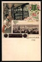 St. Gallen, Teilansicht der Stadt, Weber