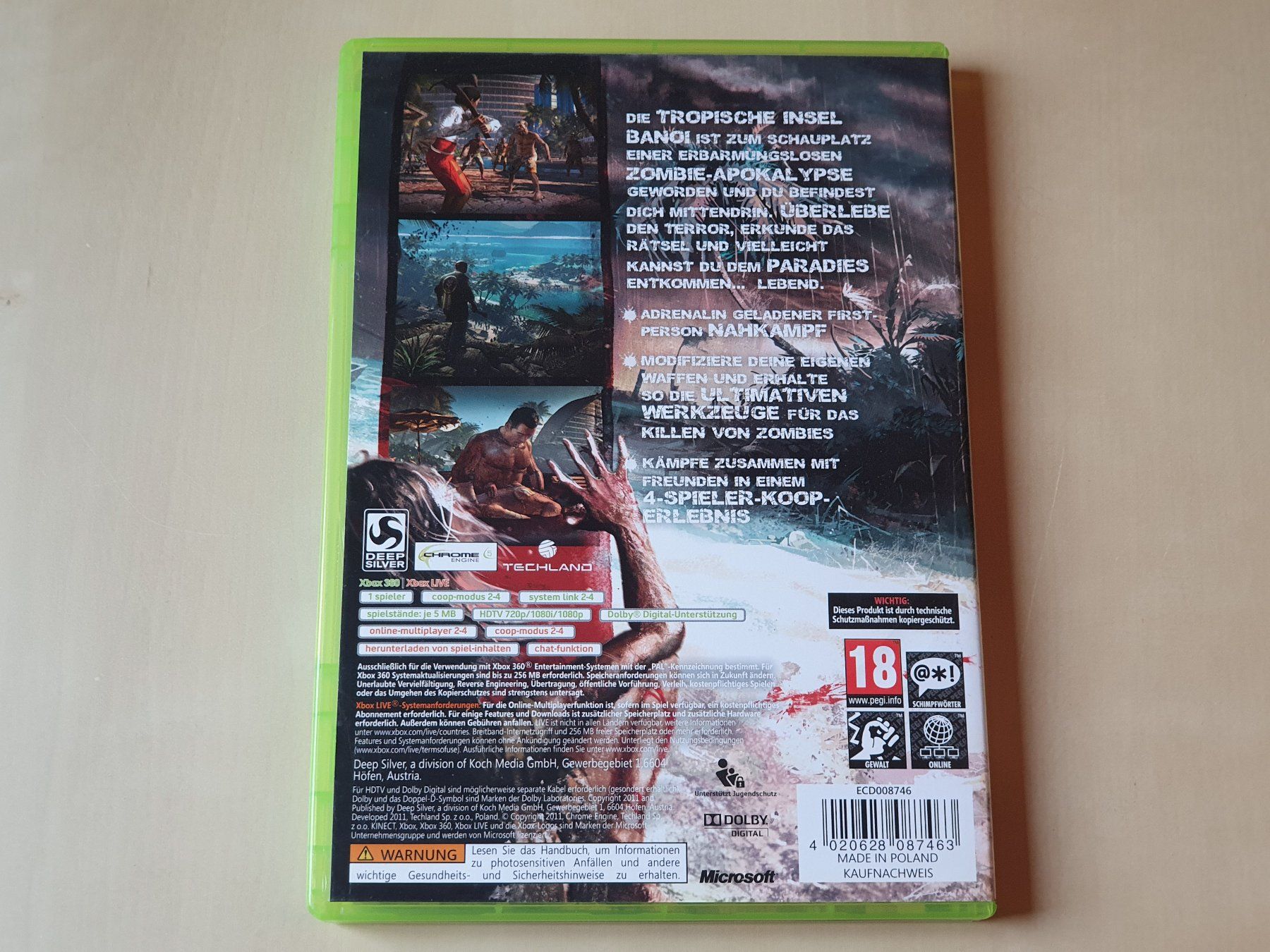 Microsoft Spiele: Dead island – Gebraucht aus Stansstad von collectorsshop 1