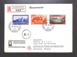 1944 FDC Pro Patria Zensur - Ersttagsbrief GD- PTT BERN