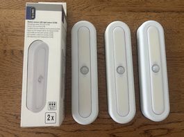 LED Nachtlicht Schrankleuchte 3 W Bewegungsmelder weiss 