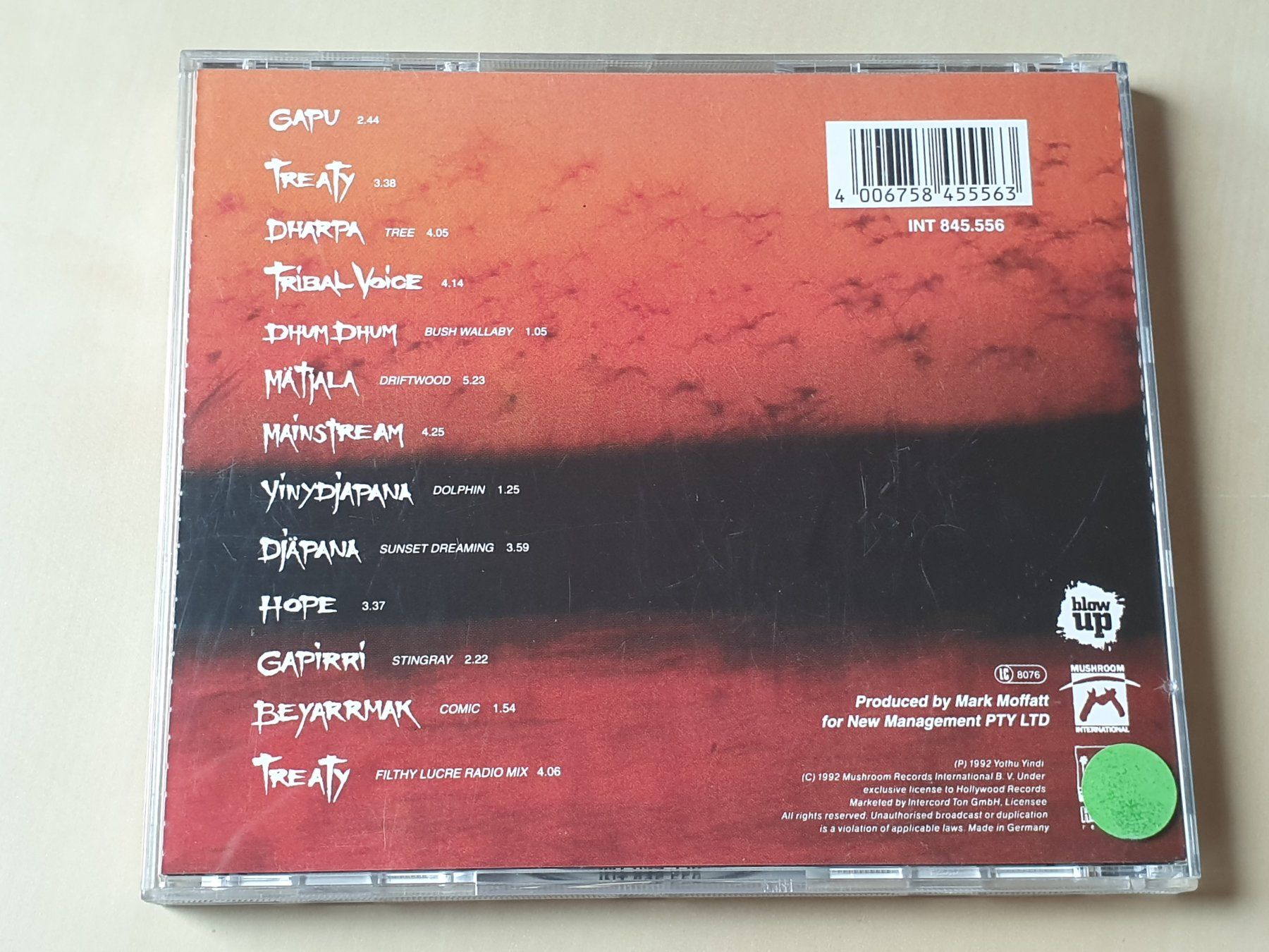CD: Yothu Yindi Tribal Voice – Usato da Stansstad venduto da collectorsshop 1