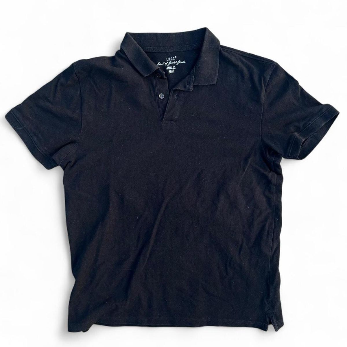 H&M Magliette Polo: H&M Basic Polo Tshirt Black Men – Usato da Riehen venduto da art_c76v