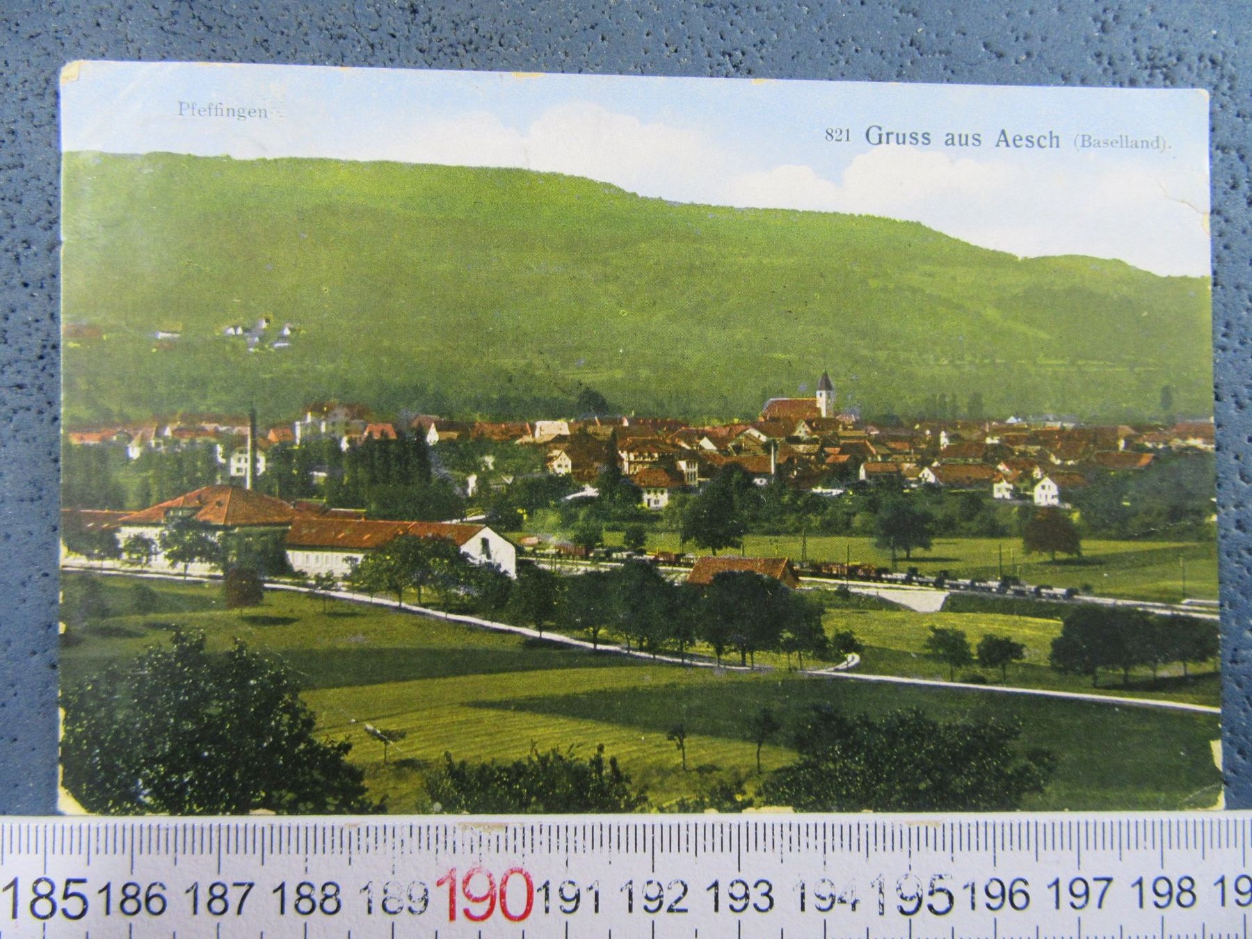 Cartoline postali: GRUSS AUS AESCH UND PFEFFINGEN BL-AK BUG 1912 – Usato da Ettingen venduto da Hausi4711