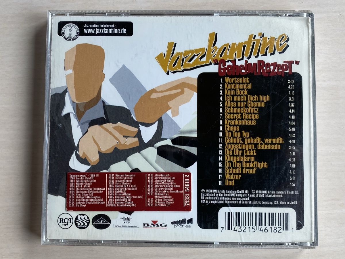 CD: Jazzkantine "Geheimrezept" CD, – Usato da Oberried Brienz venduto da Chyara 1