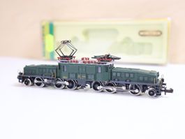 Minitrix SBB Krokodil "grün" E-Lok 2926 - Top Modell
