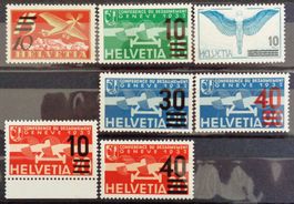 SVISLANDO 1935/1938: Série de timbres aériens surchargés **