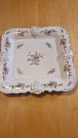 Rosenthal Porzellan Servierplatte Vintage m. Moosrosenmuster