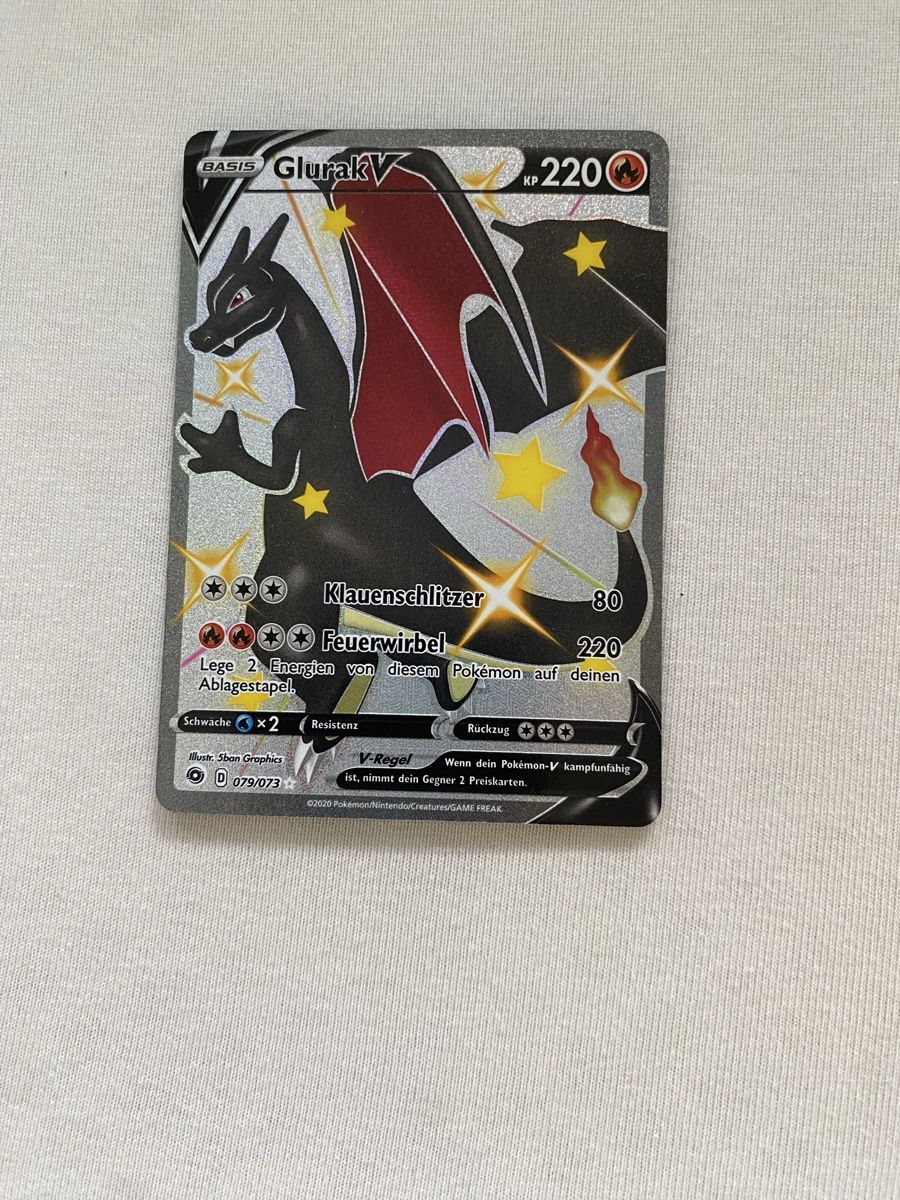 Pokémon Carte collezionabili: Pokémon Karte Glurak V KP220 – Nuovo (secondo la descrizione) da Frauenfeld venduto da dominik_hobi