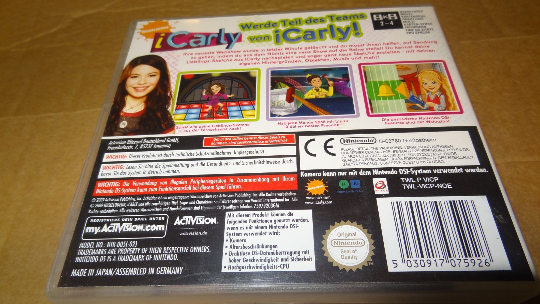 Nintendo Giochi: I Carly Nickelodeon DS – Usato da Olten venduto da Disc-Ausverkauf 2