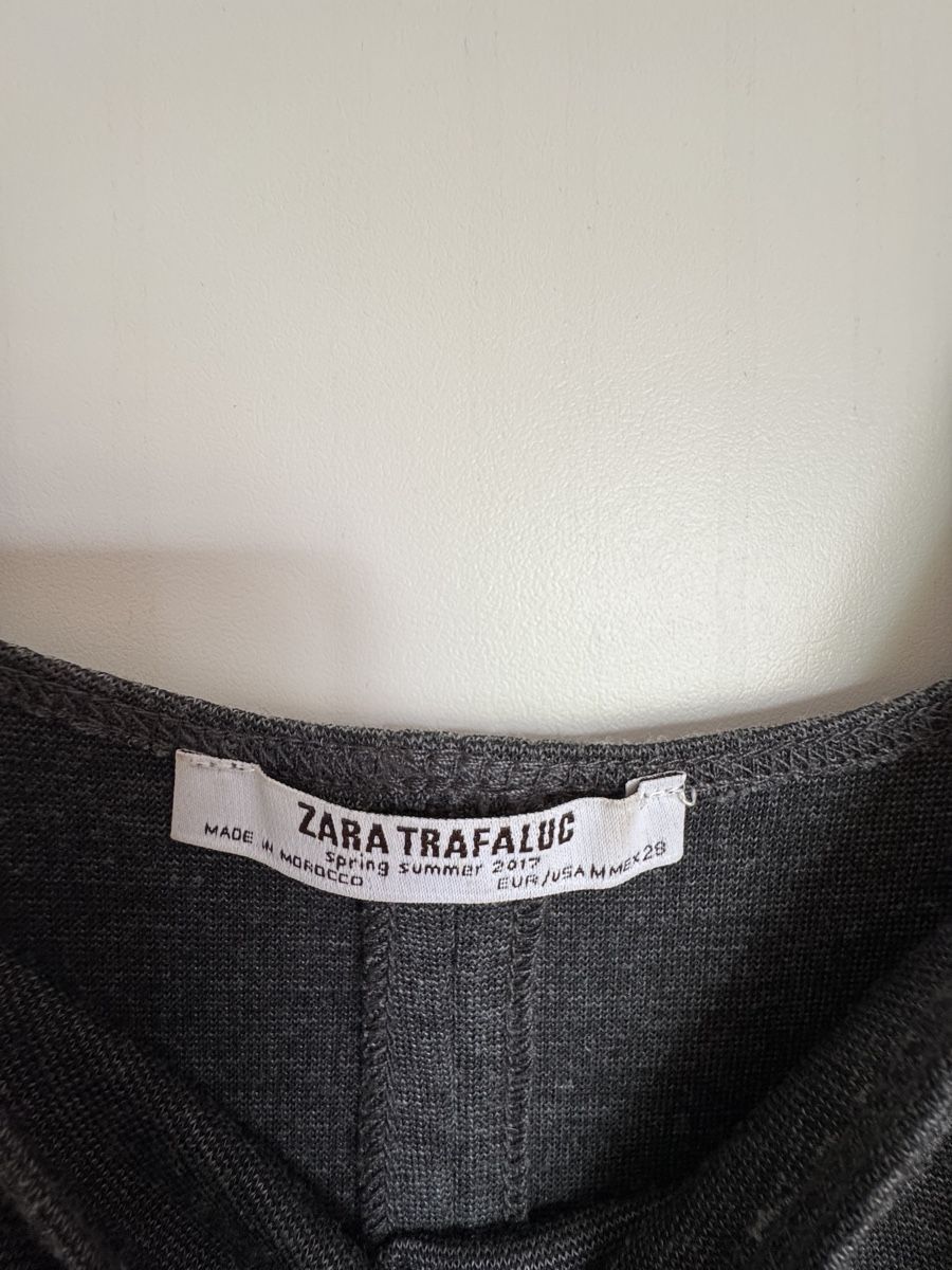 Zara Vestiti: Zara Kleid Grau Lang – Usato da Aesch BL venduto da comven 1