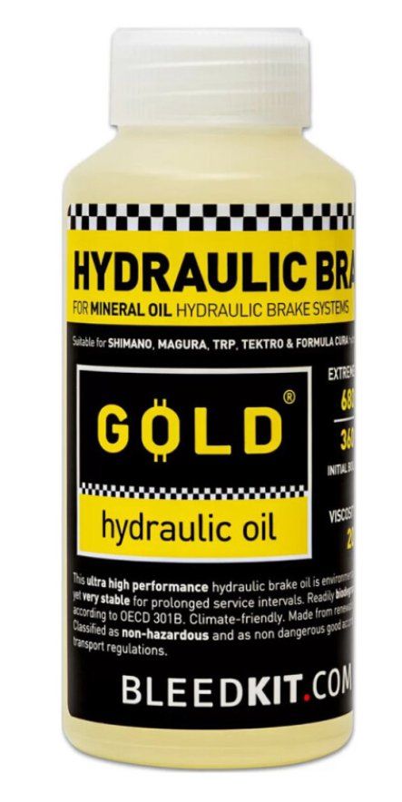 Pezzi di ricambio: Bleedkit GOLD Mineralöl 100ml – Nuovo e nell'imballaggio originale da Beckenried venduto da SCHEMA79
