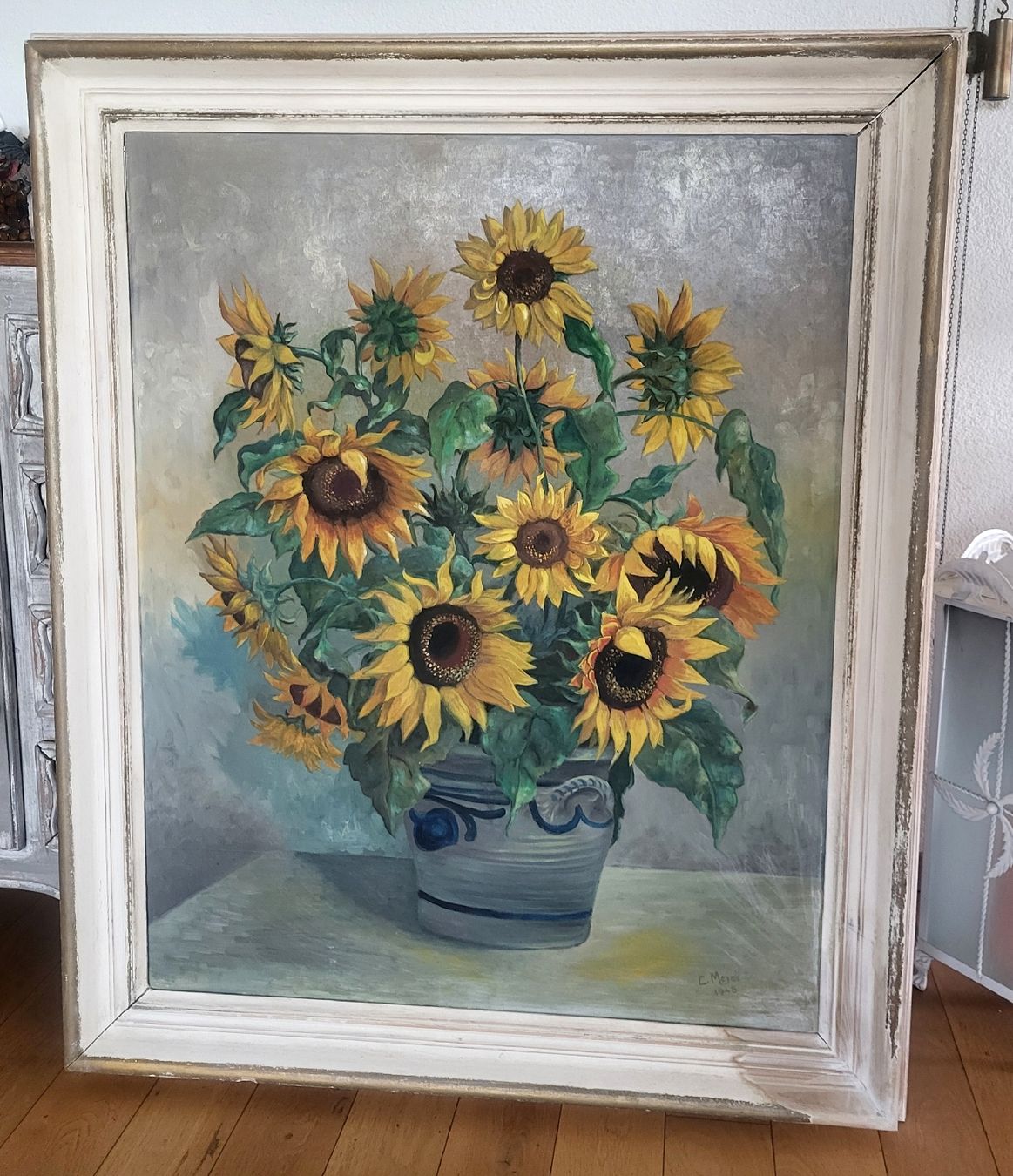 Dipinti: Oelgemälde Sonnenblume C. Meyer ZH – Usato da Gutenswil venduto da ghekko88 6