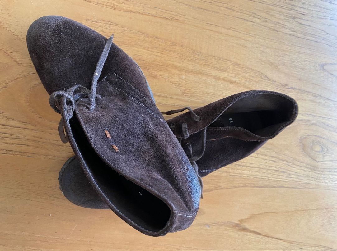 Scarpe da uomo: Boots - Brown Suede Chukka – Usato da Zürich venduto da Grothschild 5