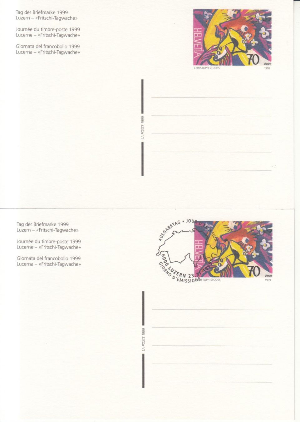 Tutti i francobolli: SGK PK 247 postfrisch und mit ET – Usato da Bürglen TG venduto da StampGraf 1